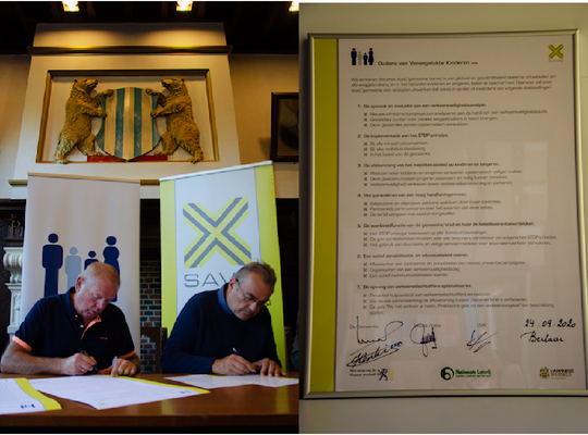 Jan Hendrickx ondertekent SAVE-charter Ondertekening SAVE-charter